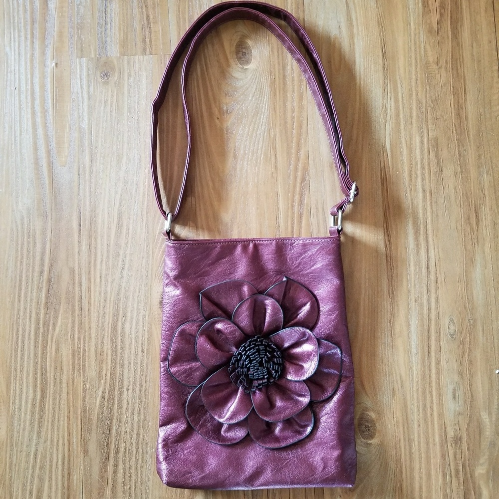 Deep Plum Crossbody Bag